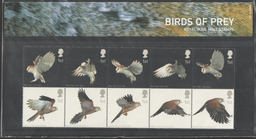 (image for) 2003 Birds Of Prey Royal Mail Presentation Pack 343